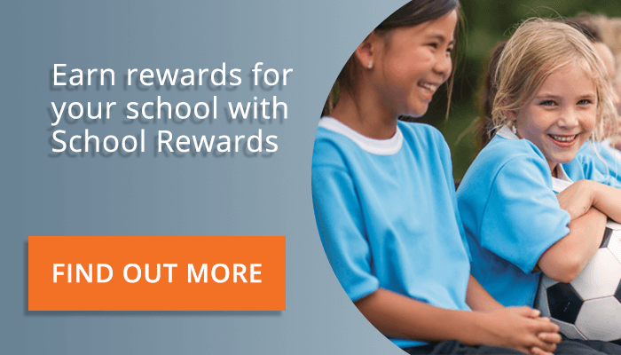 Earn rewards for your school with School Rewards